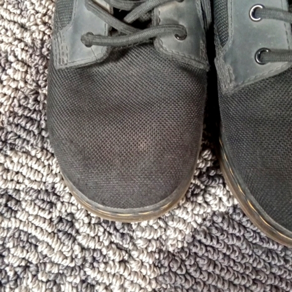 Dr Martens Combs Y Black Lace Combat Boots Boys Size 5 - Picture 3 of 7
